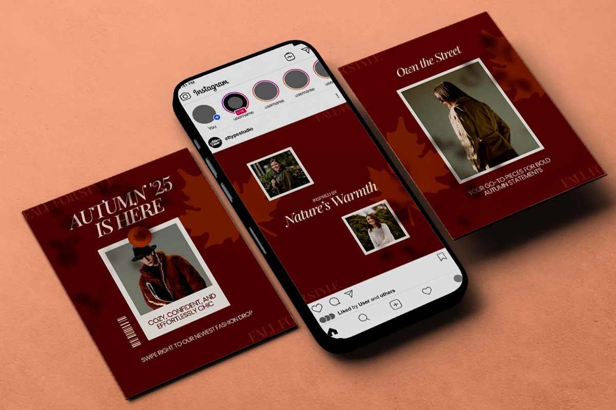 Autumn Fashion Collection Instagram preview 2