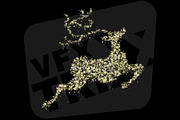 Christmas Particles - Reindeer, a Texture Graphic by TrixVFX (Thumbnail 1 of 2)