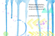 Hand Painted Watercolor Textures, a Texture Graphic by Daria's Magic World (Thumbnail 3 of 5)