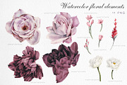 Watercolor Floral Bundle, a Texture Illustration by ollalya (Thumbnail 75 of 112)
