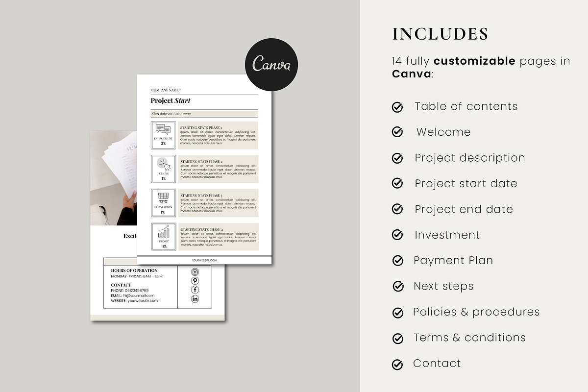 Client Project Proposal Template preview 2