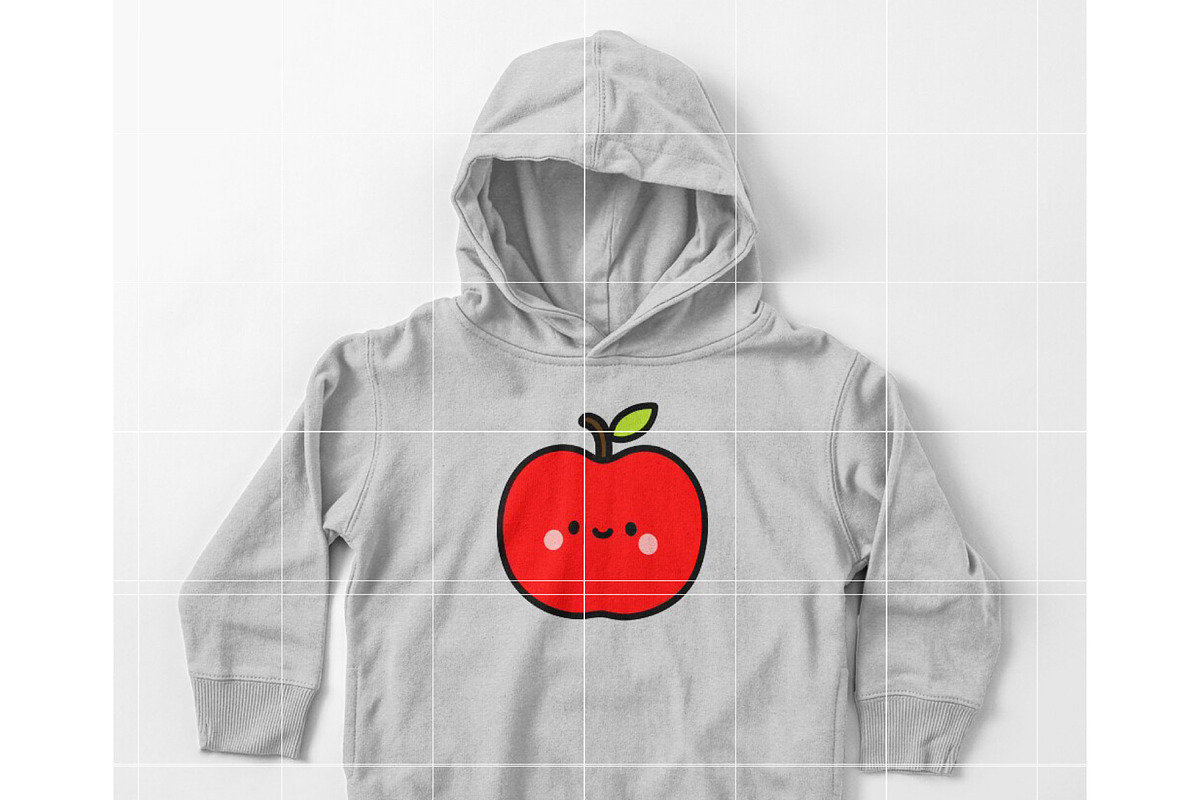 Kawaii Baby Apple SVG Bundle | Cute, an Illustration by TheHitShop (Photo 6 of 7)