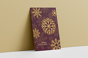Christmas cards with snow flakes set, a Decorative Illustration by Good Studio (Thumbnail 12 of 14)