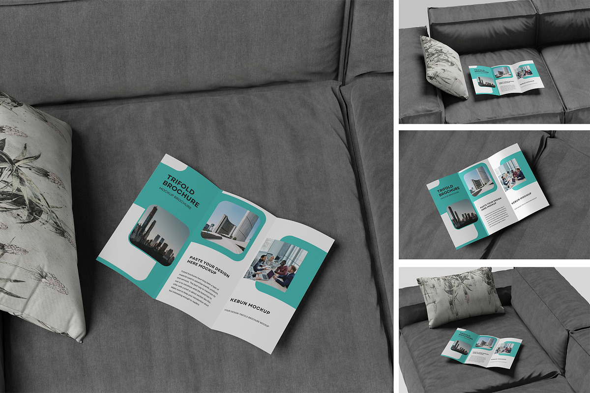 TRIFOLD BROCHURE, a Brochure Template by kebunmockup (Photo 1 of 5)