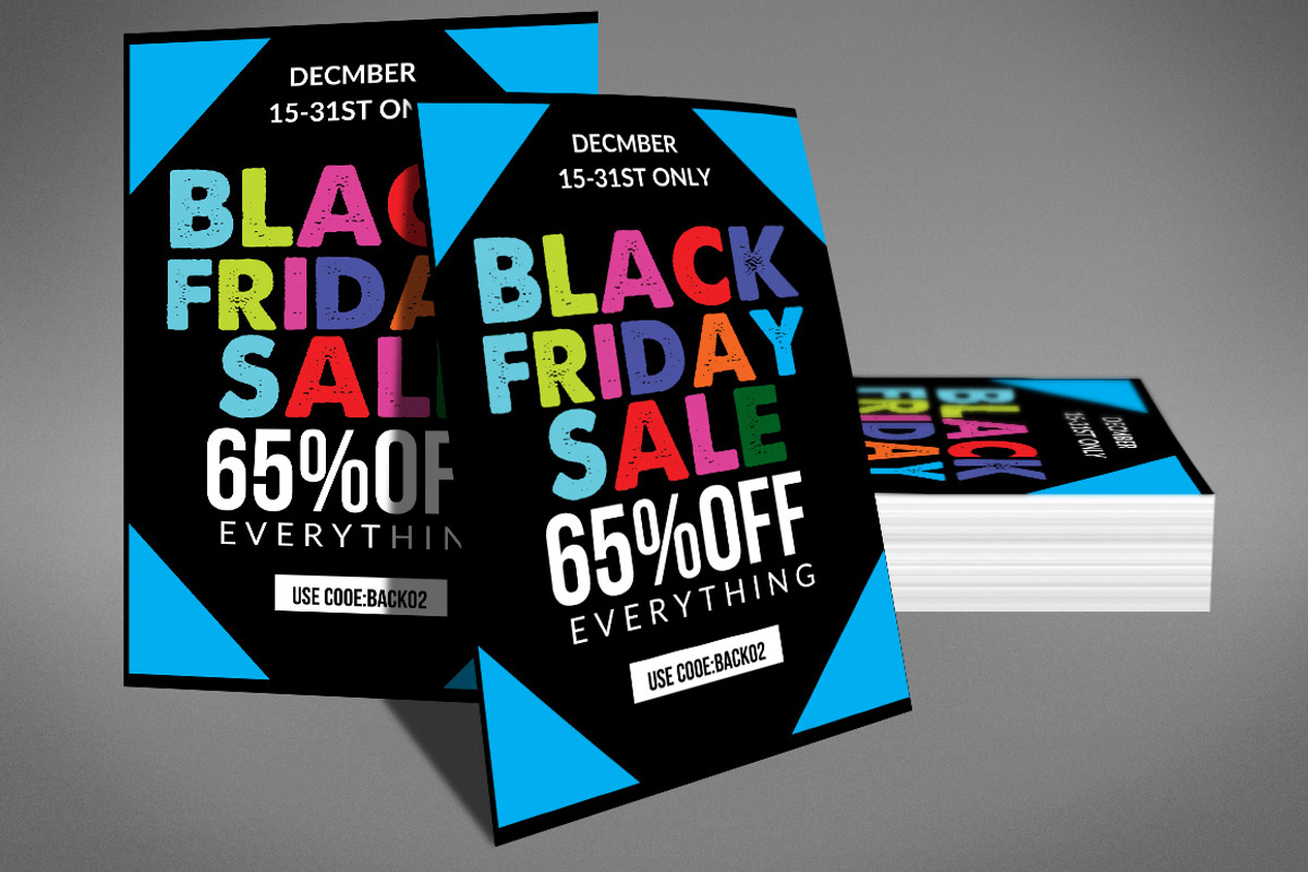 Black Friday Sale Flyer, a Flyer Template by graphicforest (Photo 2 of 4)