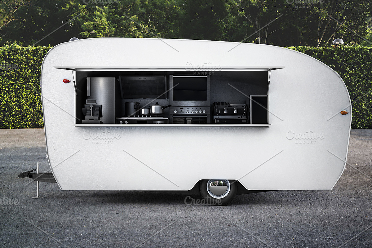 Food Truck Vol.2. PSD Mockup, a Mockup by Egor Shkolnikov (Photo 8 of 8)