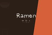 Ramen — Japanese Display Font, a Handwritten Font by Lettra Studio (Thumbnail 11 of 11)