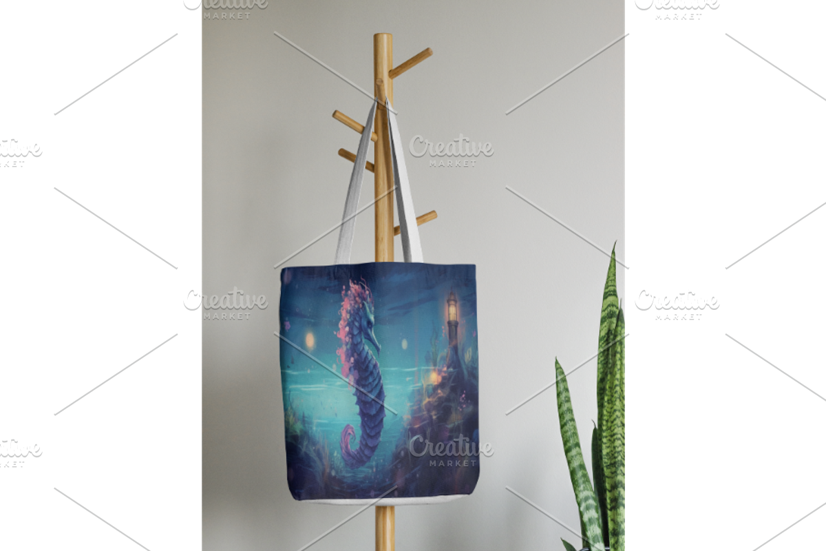 Template art, Enchanting Seahorse, a Branding & Logo Template by Boho Pixel Dust (Photo 6 of 8)