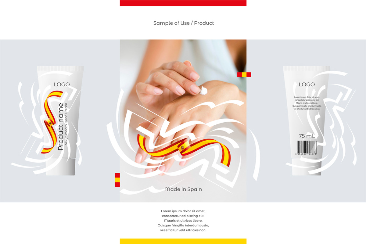 Spain flag ribbon vector, a Templates & Theme by Simbos (Photo 6 of 9)