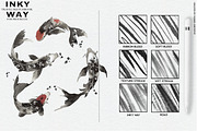 Inky Way Travel Procreate Sketchbook, a Brush Add-On by Liquid Amethyst Art (Thumbnail 4 of 7)