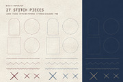 Stitched Paper Vellum Collage Kit, an Object Graphic by Anzhelika (Thumbnail 9 of 9)