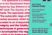 Generic – Coarse Copy (3 Fonts), a Sans Serif Font by More Etc. Studios (Thumbnail 2 of 9)