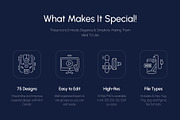 Multimedia Icon Art Set, an Outline Icon by Prosymbols (Thumbnail 2 of 7)