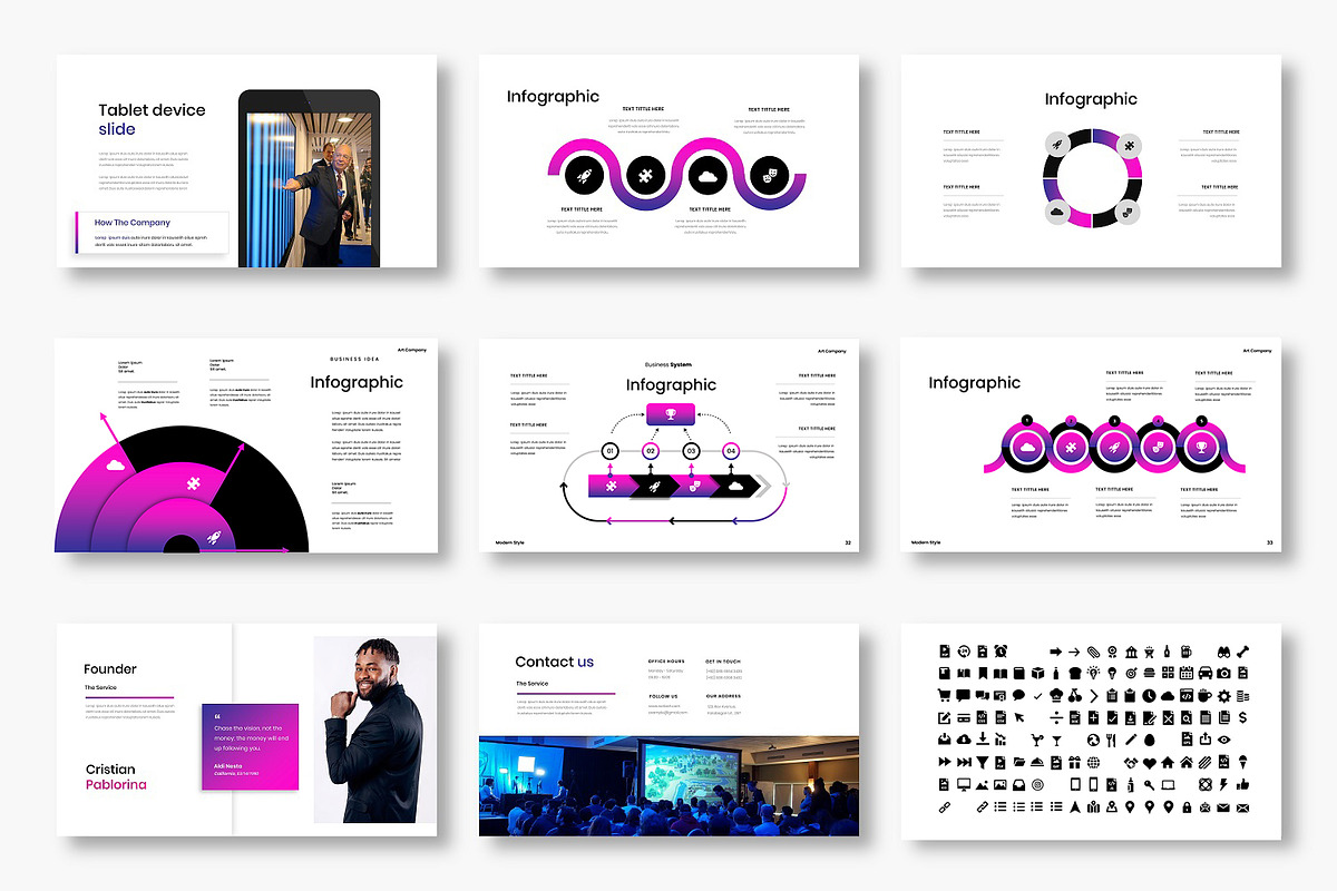 Wolvert – Business Keynote Template, a Presentation Template by Dens Creative Studio (Photo 5 of 6)