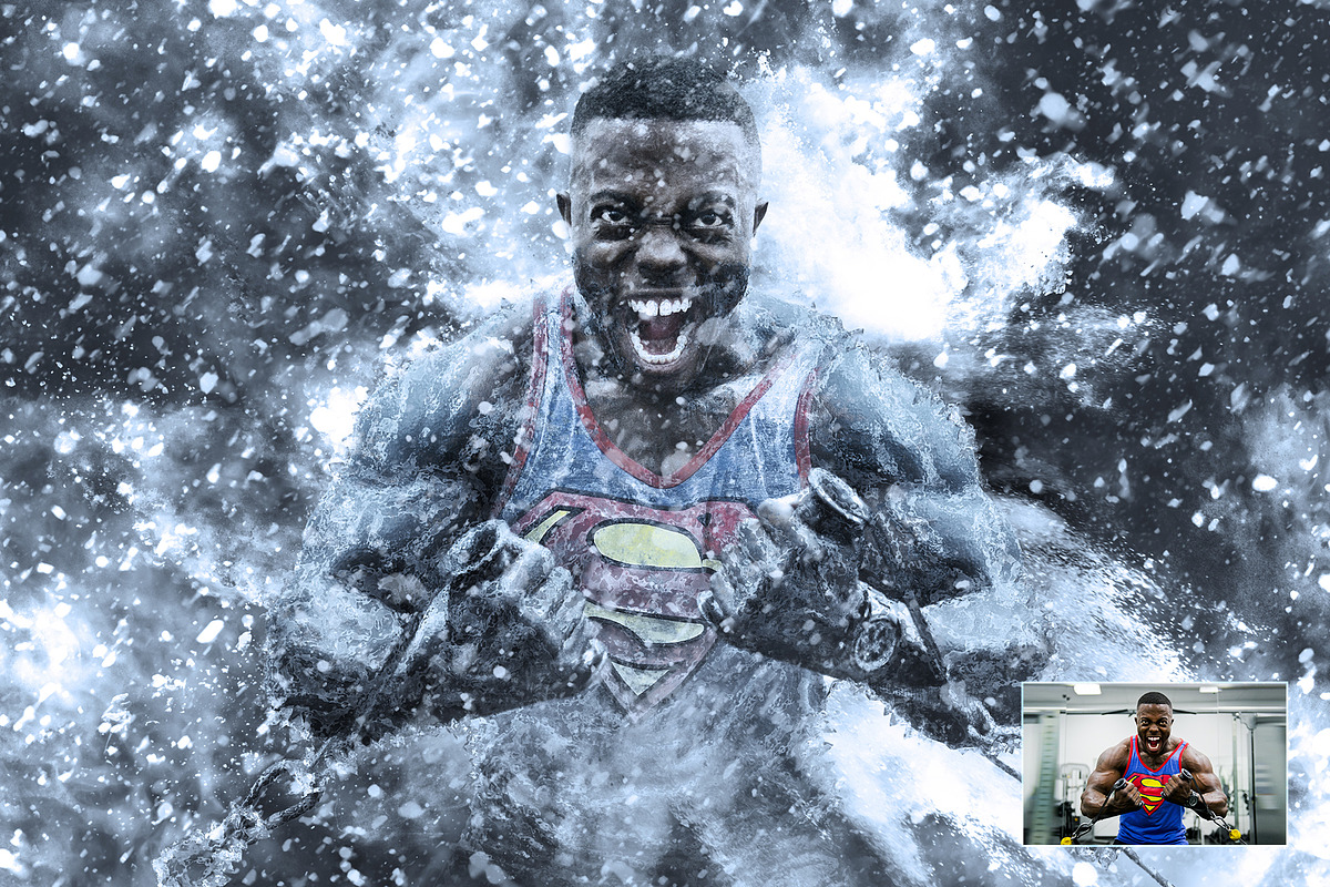 Ice Storm Photoshop Action, an Action Add-On by A R T M A R T (Photo 5 of 9)