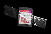 Memory Card Mockup, a Mockup by BULBFISH (Thumbnail 2 of 5)