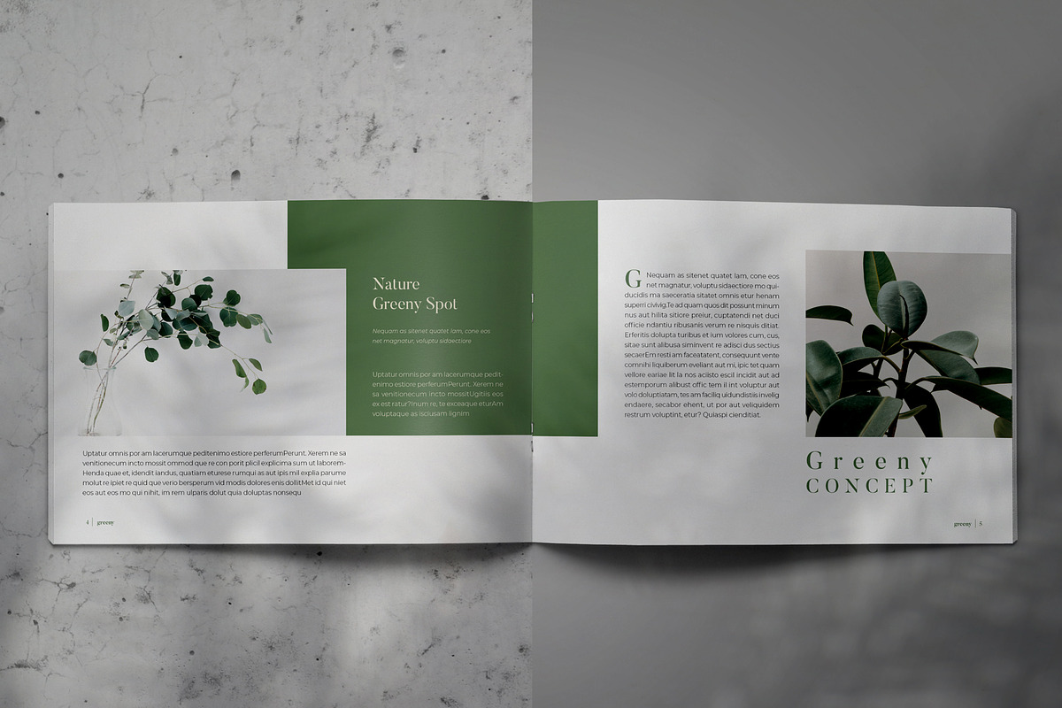 GREENY Lookbook Brochure Template, a Brochure Template by Indotitas (Photo 3 of 9)