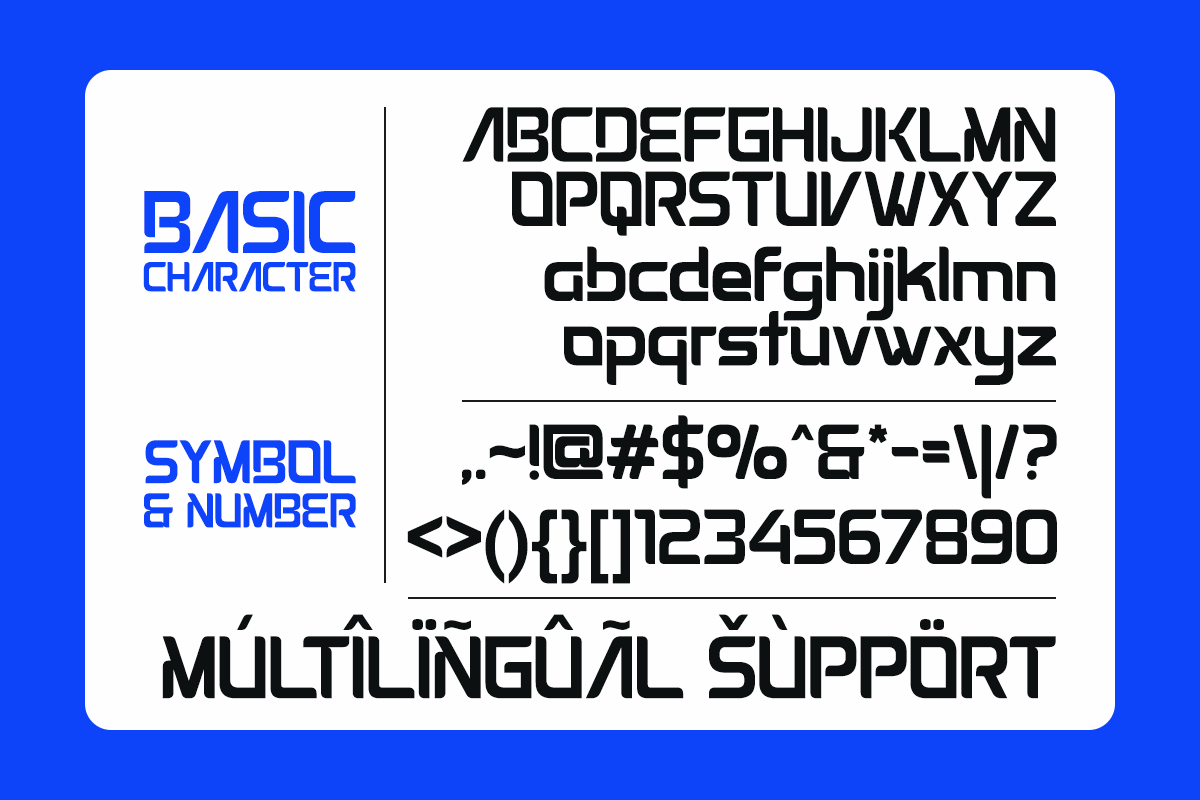 Vaslera - Futuristic Tech Sans Font, a Sans Serif Font by Say Studio (Photo 9 of 10)