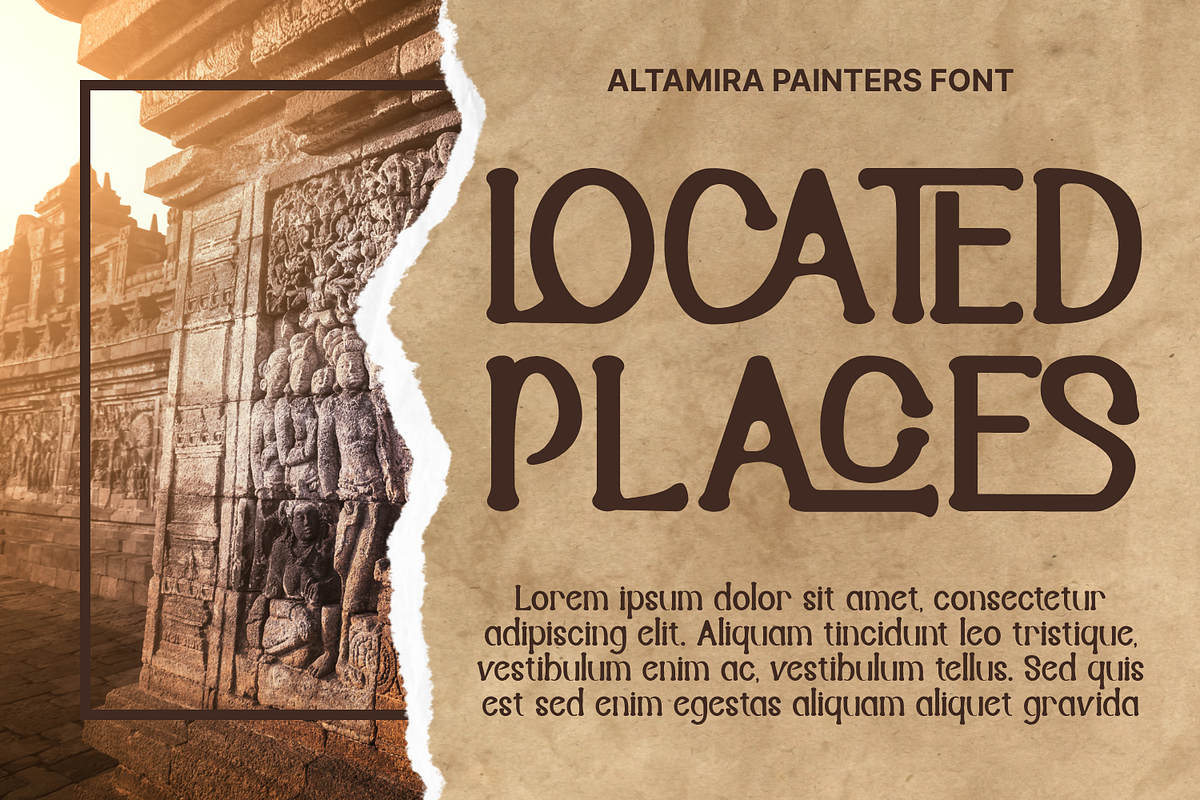 ALTAMIRA PAINTERS FONT, a Serif Font by 177Studio (Photo 3 of 8)