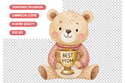 Lovely Mommies Clipart Bundle, an Animal Illustration by TatiMockup (Thumbnail 5 of 5)