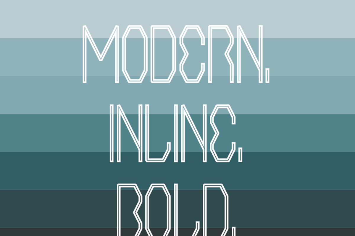 AE Incline - Display Typeface preview 2