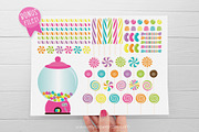 Candyland Sweets Clipart, SVG, a Food Illustration by MyClipArtStore (Thumbnail 3 of 3)