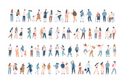 100+ People silhouette vector set, a Person Illustration by Vector_Art (Thumbnail 4 of 12)