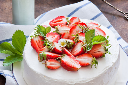 Strawberry cake containing bakery, berry fruit, and birthday preview 6