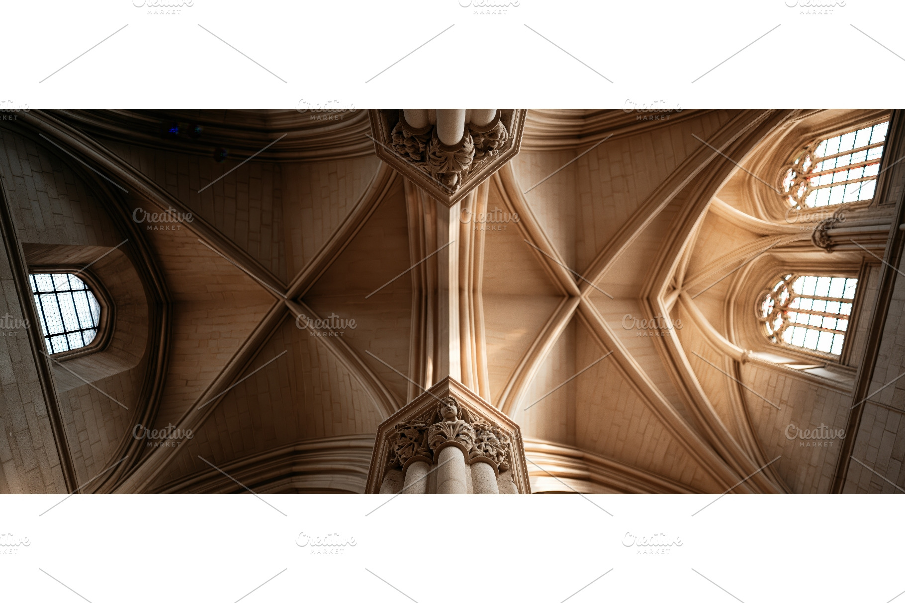 Gothic Cathedral Vaulted Ceiling, an Architecture Photo by piter.goskov