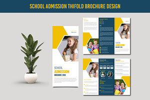 School Admission TriFold Brochure, a Brochure Template by taieefbakshi