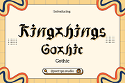 Kingthings Gothic, a Blackletter Font by portype (Thumbnail 1 of 10)