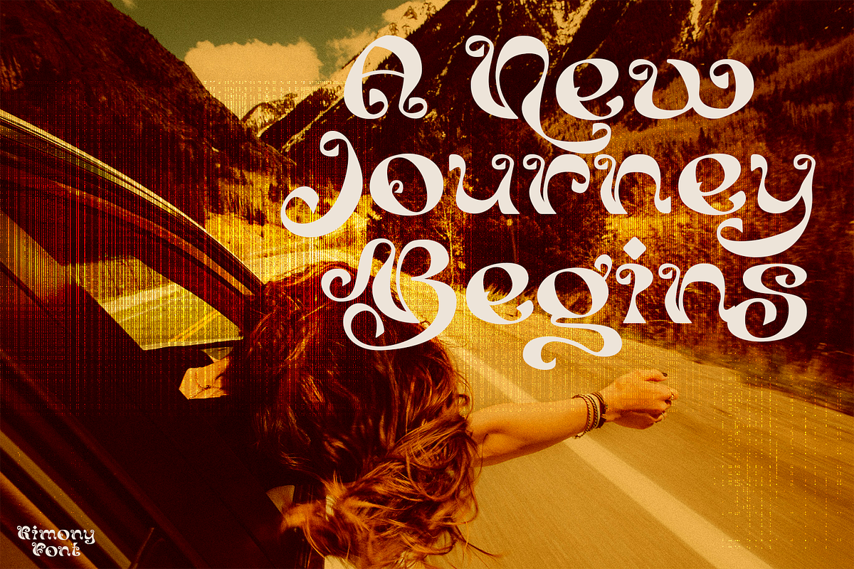 Kimony Display Font, a Font by madeDeduk (Photo 2 of 10)