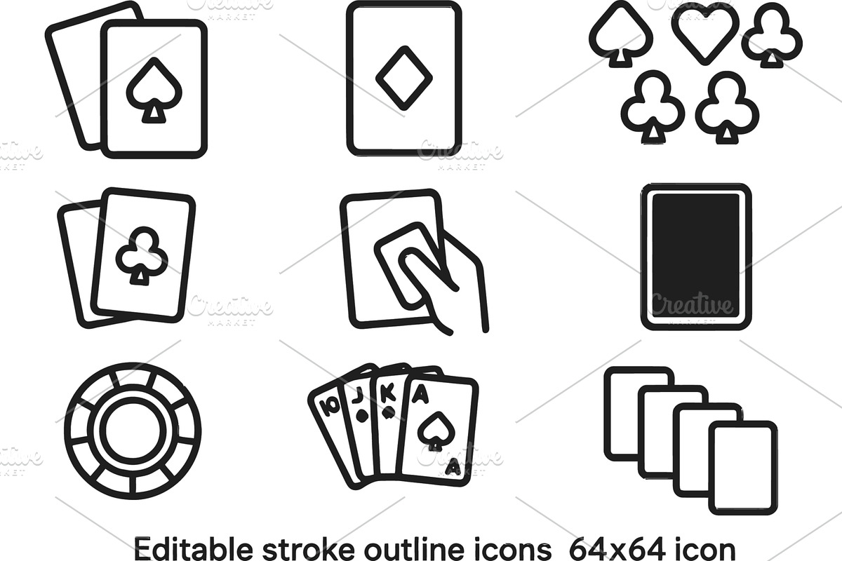 Vector illustration of playing cards, a Technology Illustration by ZinetroN