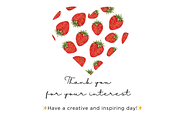Strawberry Fields Seamless Papers, an Illustration by Mashimara (Thumbnail 4 of 4)
