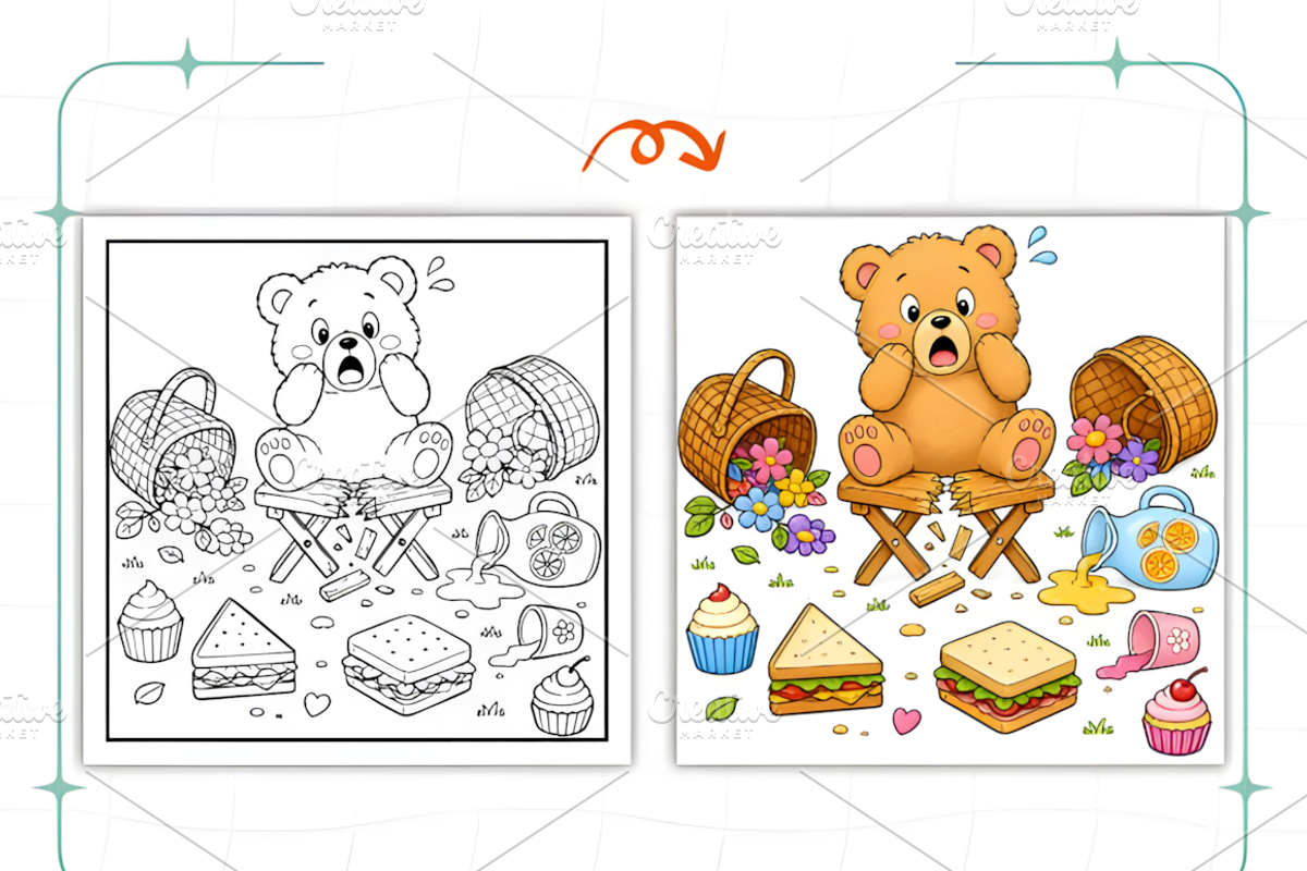 Bold and Easy Silly Crimes Coloring, a Decorative Illustration by Coco Bloom (Photo 6 of 7)