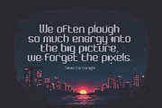 Solderwood - Display Pixel Font, a Font by Flawless And Co (Thumbnail 6 of 9)