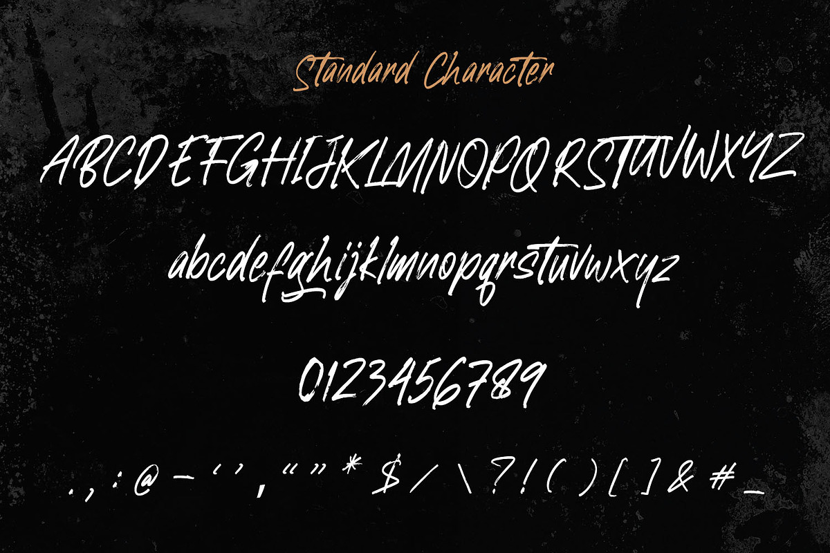 Gratosca Morgan Brush Font, a Font by Kotak Kuning Studio (Photo 5 of 6)