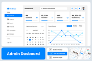 Hospital Management Admin Dashboard, an UI Kit Template by Annora Studio (Thumbnail 1 of 6)
