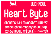 Heart Byte font