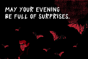 Dracula is a cool Halloween font, a Sans Serif Font by Brown Cupple (Thumbnail 2 of 7)