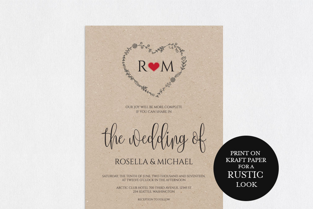 Invitation Template SHR430, an Invitation Template by Shafura_Wedding (Photo 2 of 4)
