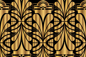 luxury art deco elements, a Pattern Graphic by AAN Seamless Shop