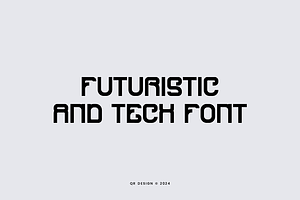 Gasbior - Futuristic & Tech Font