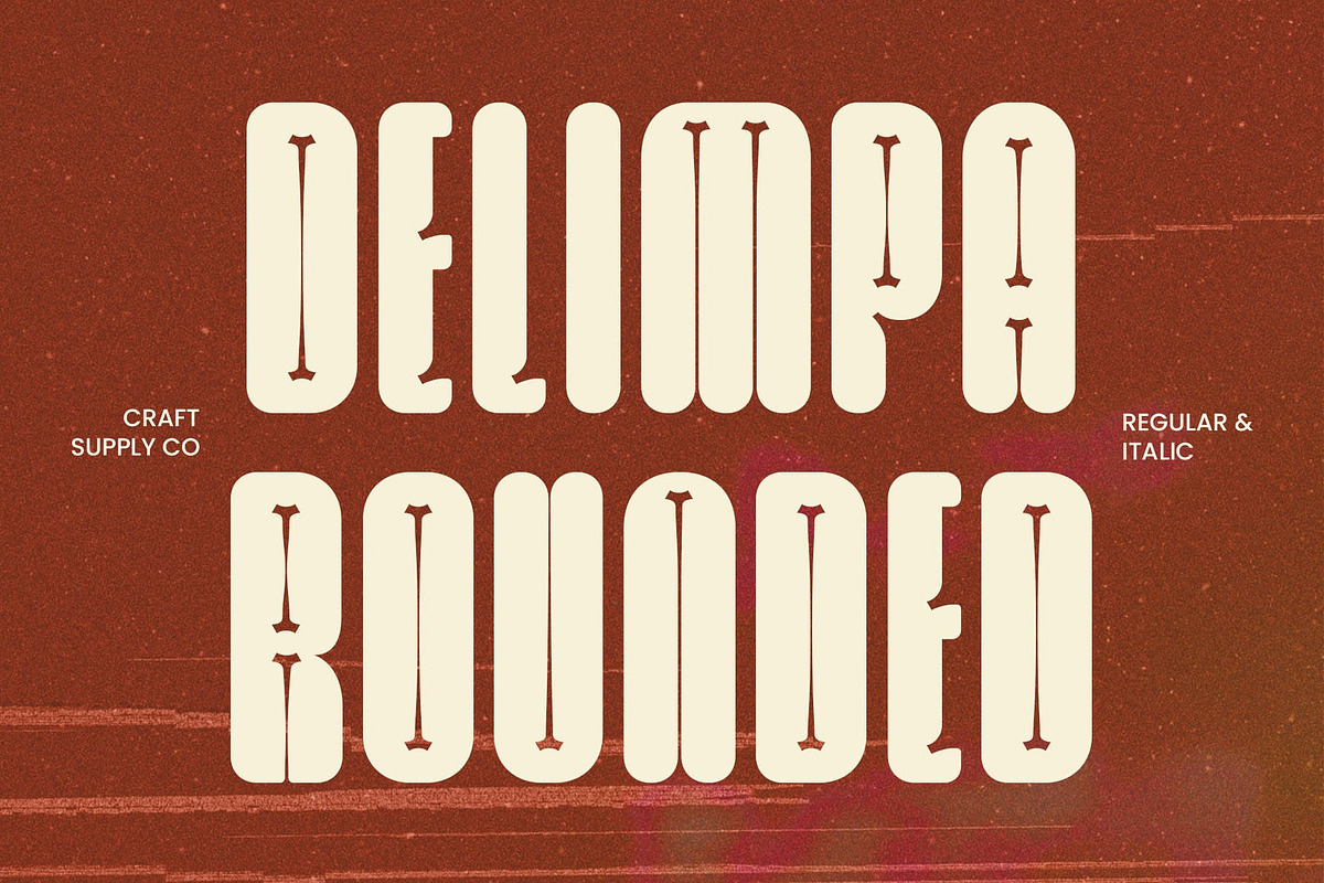 Delimpa Rounded, a Sans Serif Font by Craft Supply Co. (Photo 1 of 8)