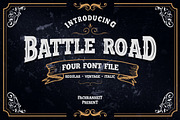 Battle Road, a Blackletter Font by Fachranheit Studio (Thumbnail 1 of 13)
