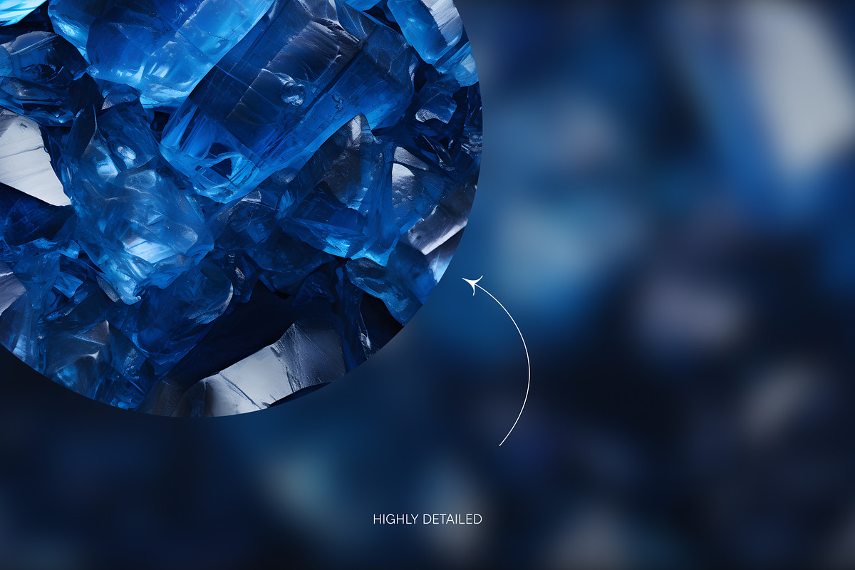 Sapphire gemstone wallpaper pack, a Wallpaper Graphic by existacial (Photo 3 of 4)