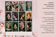 Mad Hatter Ladies Junk Journal Pack, a Person Illustration by The Dutch Lady Designs (Thumbnail 3 of 9)