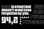 Desta – Font Family, a Font by Stefano Giliberti (Thumbnail 2 of 9)