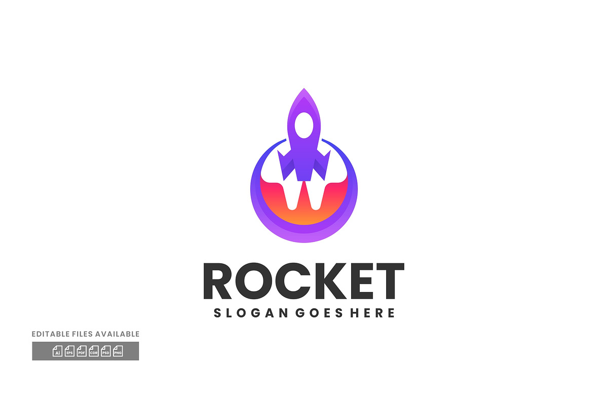 Rocket Gradient Colorful Logo, a Branding & Logo Template by ivan_artnivora