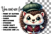 Cute autumn animals clipart, an Animal Illustration by AnetArtStore (Thumbnail 6 of 7)